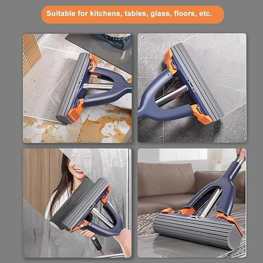 Portable self squeeze mini mop